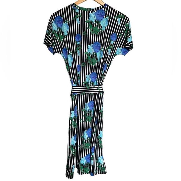 LuLaRoe Floral and Stripes Marley Dress Size XS NWT - Picture 4 of 6
